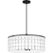 Quoizel Seigler Pendant 4 Lights Matte Black SGL2822MBK - alternate 1